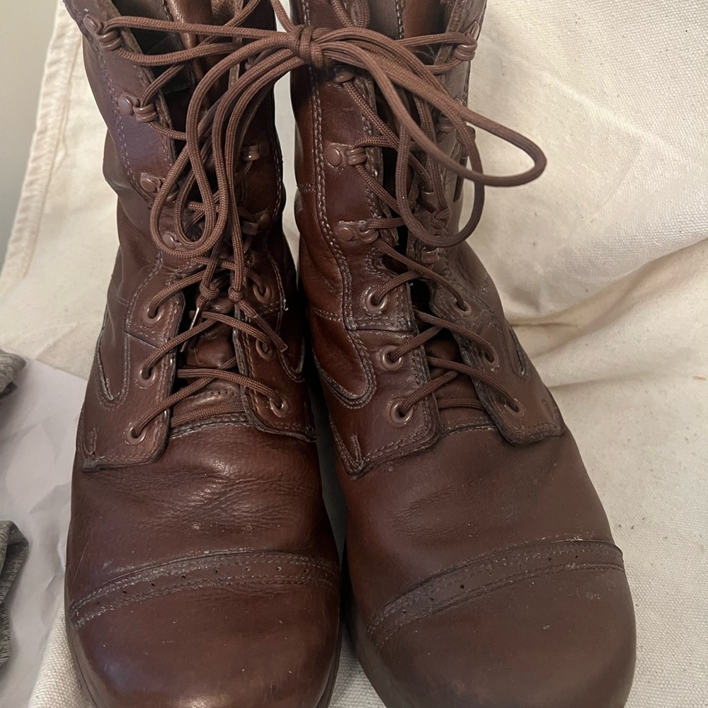 GoRuck Brown Leather Jump Boots